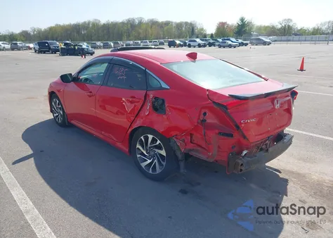 2017 Honda Civic Ex from USA, damaged, VIN 2HGFC2F75HH500911